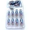 24 pcs/set Press on Nails Long Red Star Nail Girls Sexy Nail DIY Bridal Tip Daily Reusable Sexy Fake Nails Art For Women Decoration