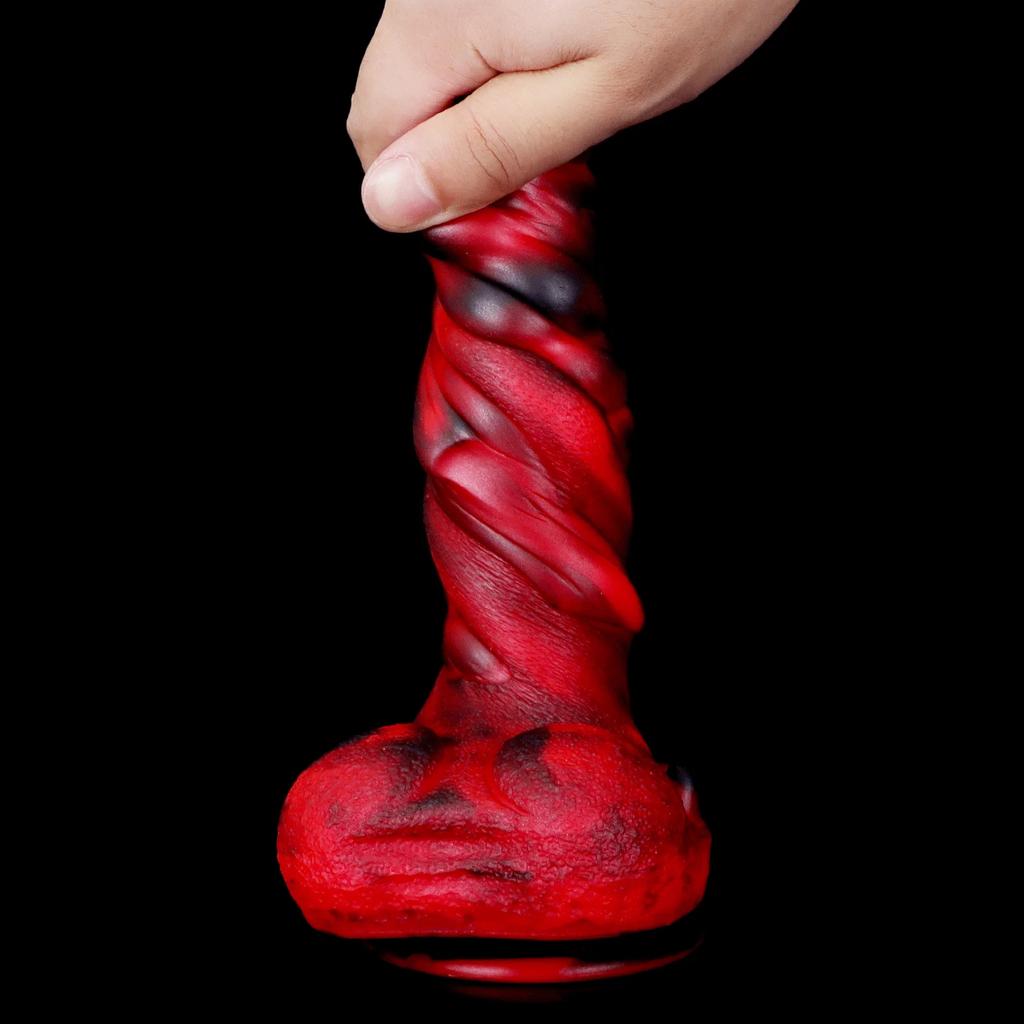 7 Frequency Heating Vibrator Dildo Alien Huge Realistic Penis Silicone Monster Dildo Vibrators Female Strap On Lesbian Sex Toys