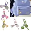 Motivational Badminton Keychain Cartoon Inspired Resin Plastic Hanging Decoration For Athletes Students Friend