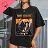 Tom Cruise Amerikanischer Schauspieler Unisex Grafik T-Shirts 100% Baumwolle Streetwear Neu in Oberteile T-Shirts T-Shirt Lustiges Shirt Unisex Kleidung