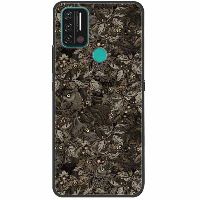 Weiche bedruckte Hülle für Umidigi A9 Pro Hülle Silikon Schutzhülle Schwarze Hüllen für Umidigi A7 Pro Niedliche Katze A9Pro A 9 A7Pro