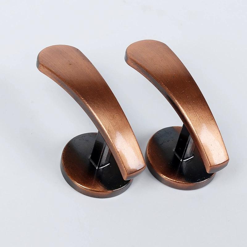 2Pcs Retro Practical Mounted Metal Hooks Curtain Tieback Curtain Hooks Wall Hanger Curtain Holder Home Decor Accessories