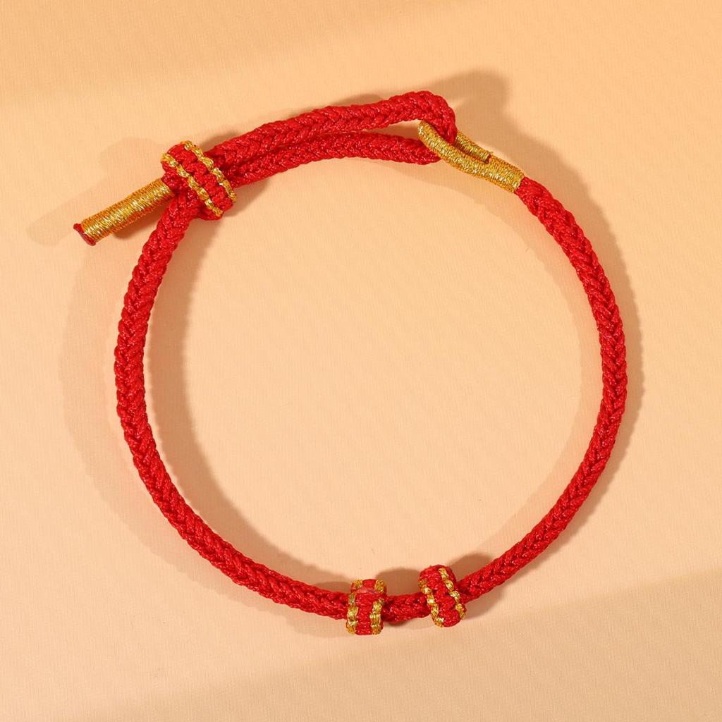 Year of the Horse Zodiac Bracelet - Red String Handmade Couples Charm for Men and Women, New Year Gift Jewelry