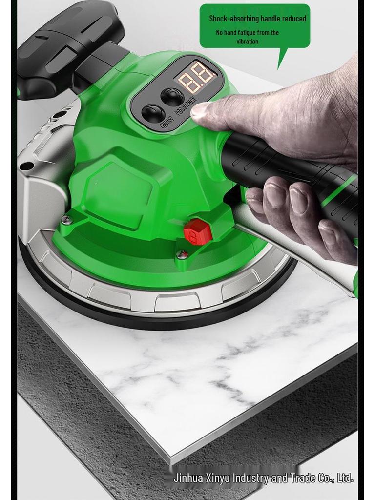 High-Power Lithium Battery Tile Leveler & Vibrator for Floors and Walls