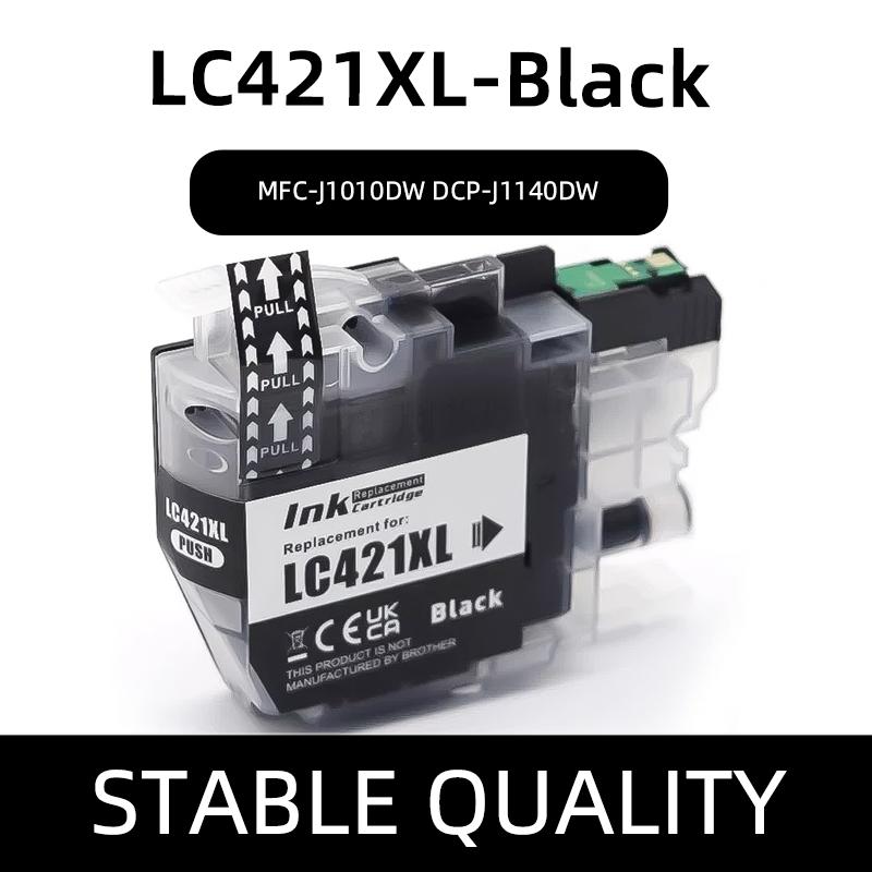 Cartucho de tinta LC421XL, Para impresora brother DCP-J1050DW MFC-J1010DW DCP-J1140DW