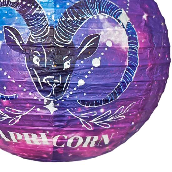 Papírový lampion s vesmírnou tématikou, lampion souhvězdí, lampion v čínském stylu k zavěšení, kulatý lampion, stropní dekorace na párty, narozeniny, dekorace do pokoje