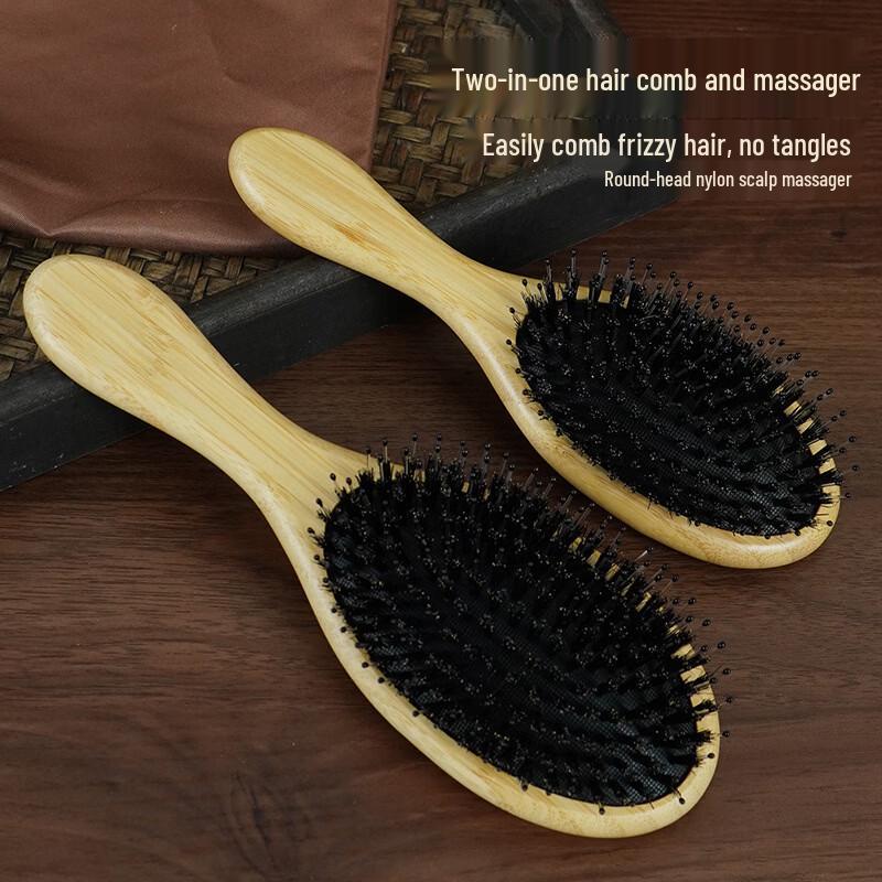 FLZX Boar Bristle Air Cushion Hairbrush