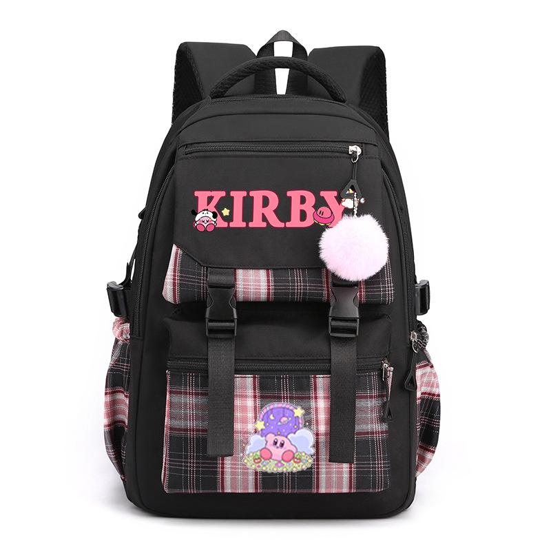 Super cute star card than high-value cartoon peripheral backpack for men and women, large-capacity weight reduction student schoolbag