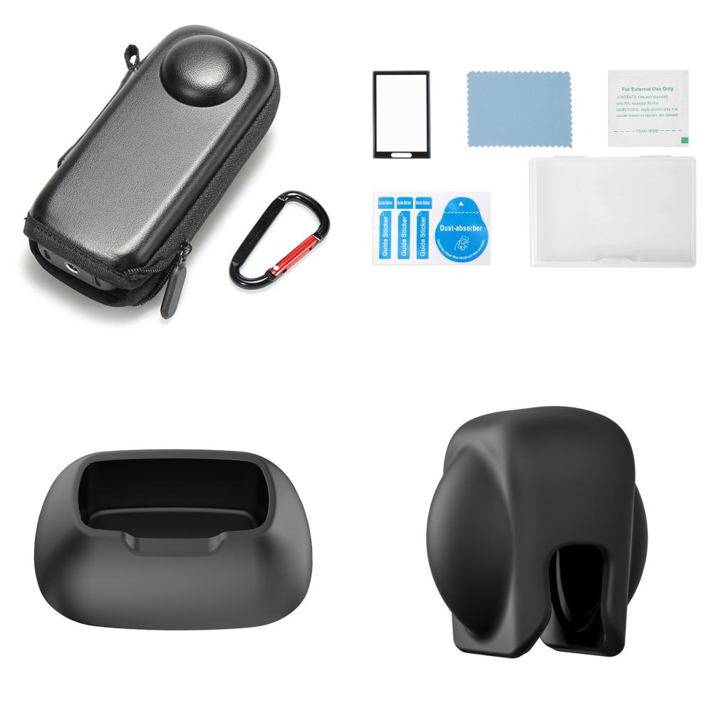 

5# for Insta360 X4 Accessories PU Portable Storage Bag Camera Body Mini Storage