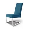 Silver Fox Velvet Elastic Chair Cover: Thick Velvet Fabric for Home & Hotel Dining Chairs, High-End Feel.