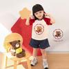 LUSON Baby Girls' Summer Raglan T-Shirt