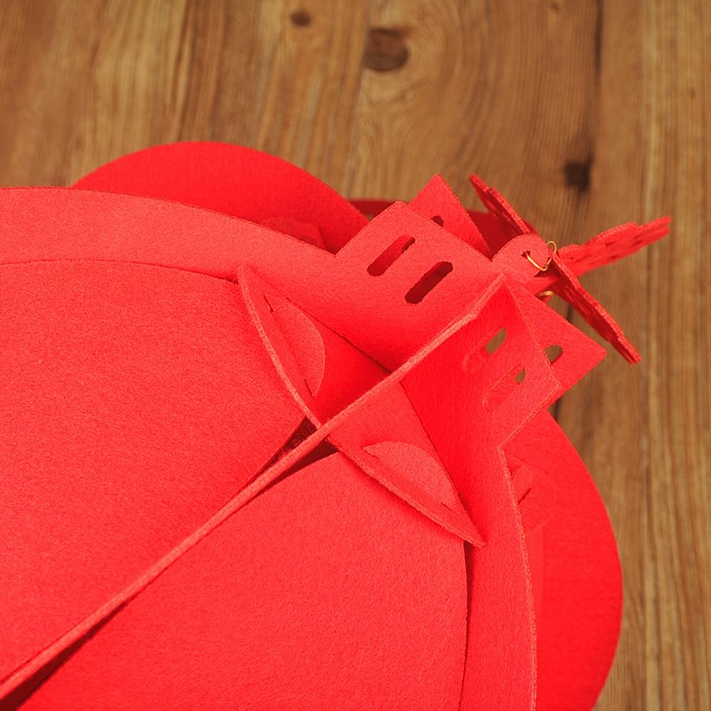 Home Decor Good Fortune Red Paper Lanterns Chinese New Year Festival Supplies Hanging Ornaments