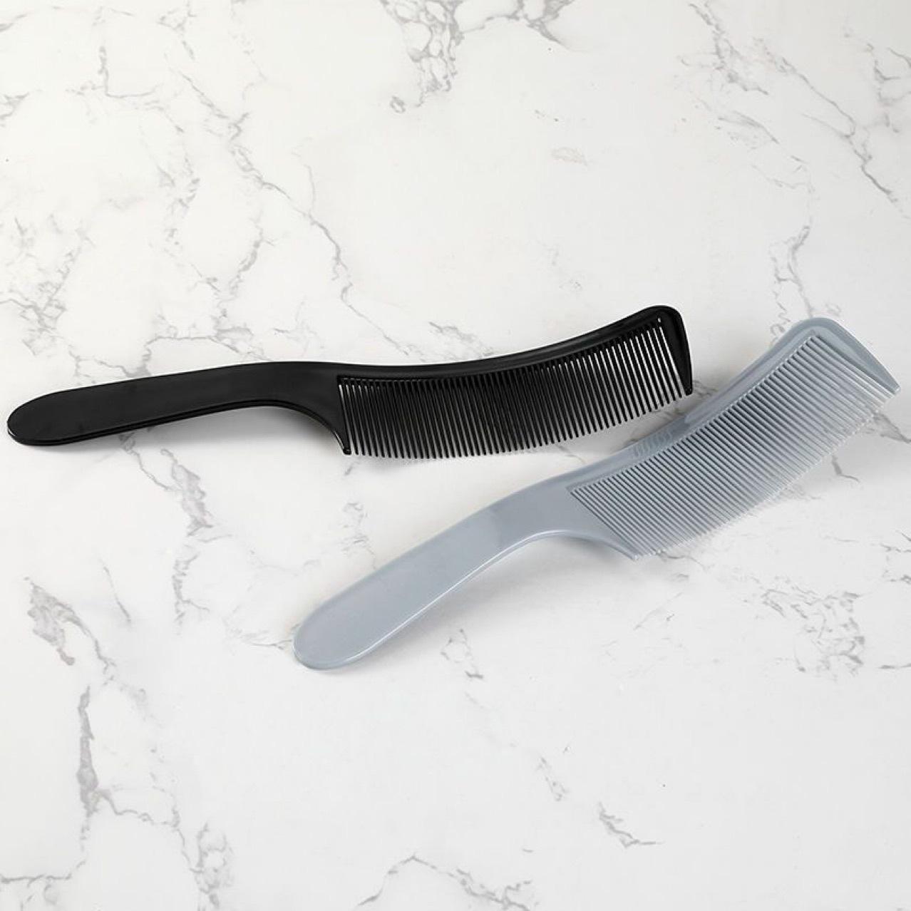 

Barbershop Men s Flat Top S-Shaped Hair Clipper and Positioning Comb чорний