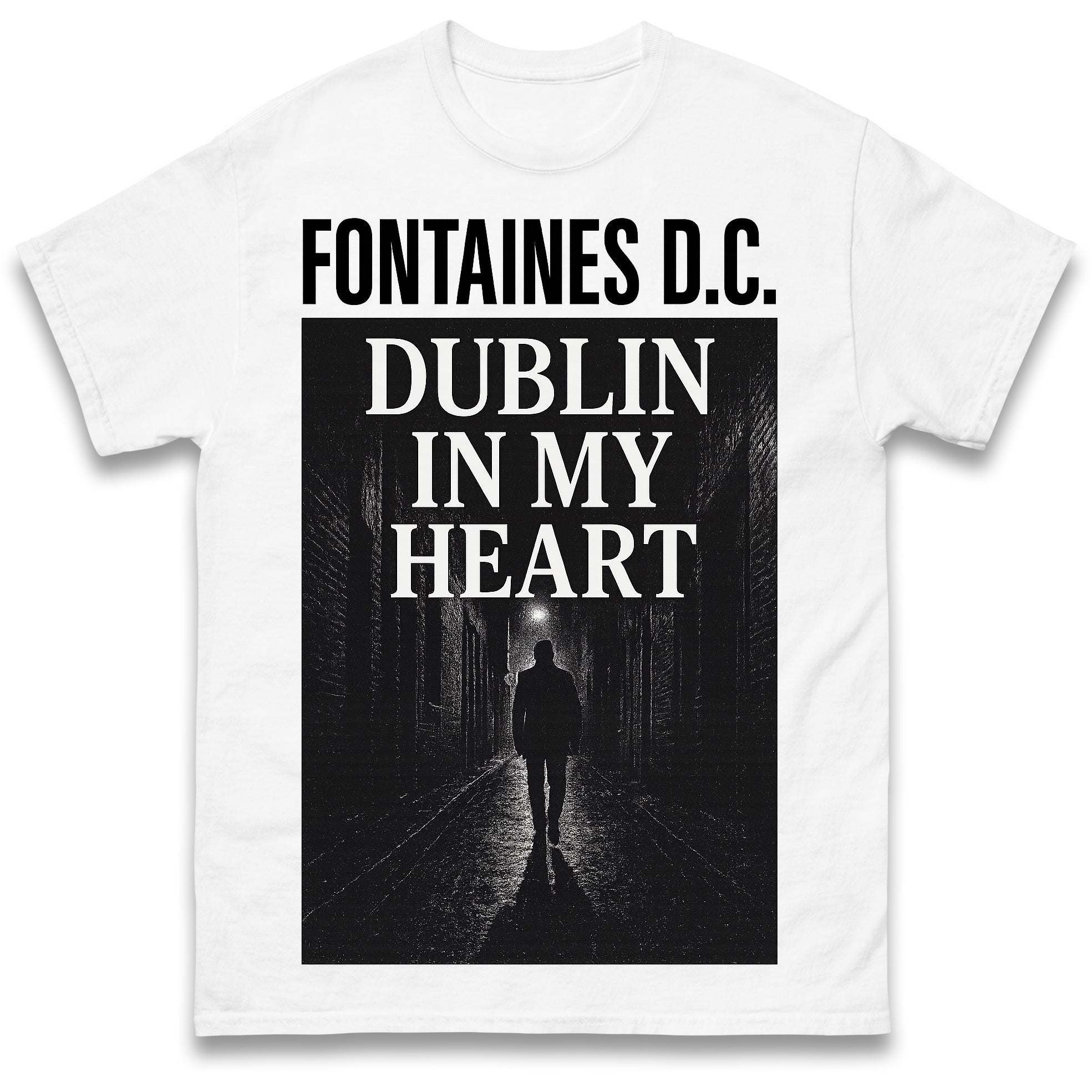 

Fontaines D.C. Dublin In My Heart Mens T Shirt Womens Tops Tees 4XL