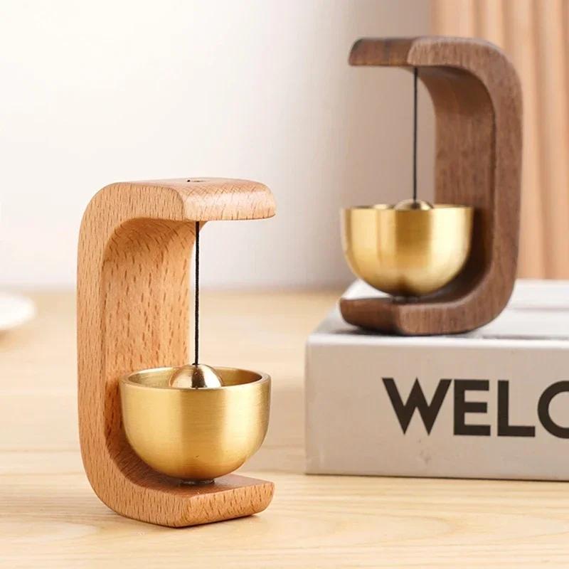 Wooden Door Bell Japanese Wind Chimes Bird Door Bell Wireless Doorbell for Home Entrance Reminder Wind Bells Vintage Decor