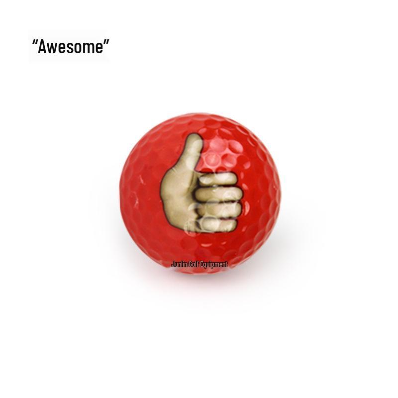 Golf Hediye Seti: 6 Tasarımlı 12 Çift Katmanlı Antrenman Topu, Özelleştirilebilir Logolar Mevcuttur