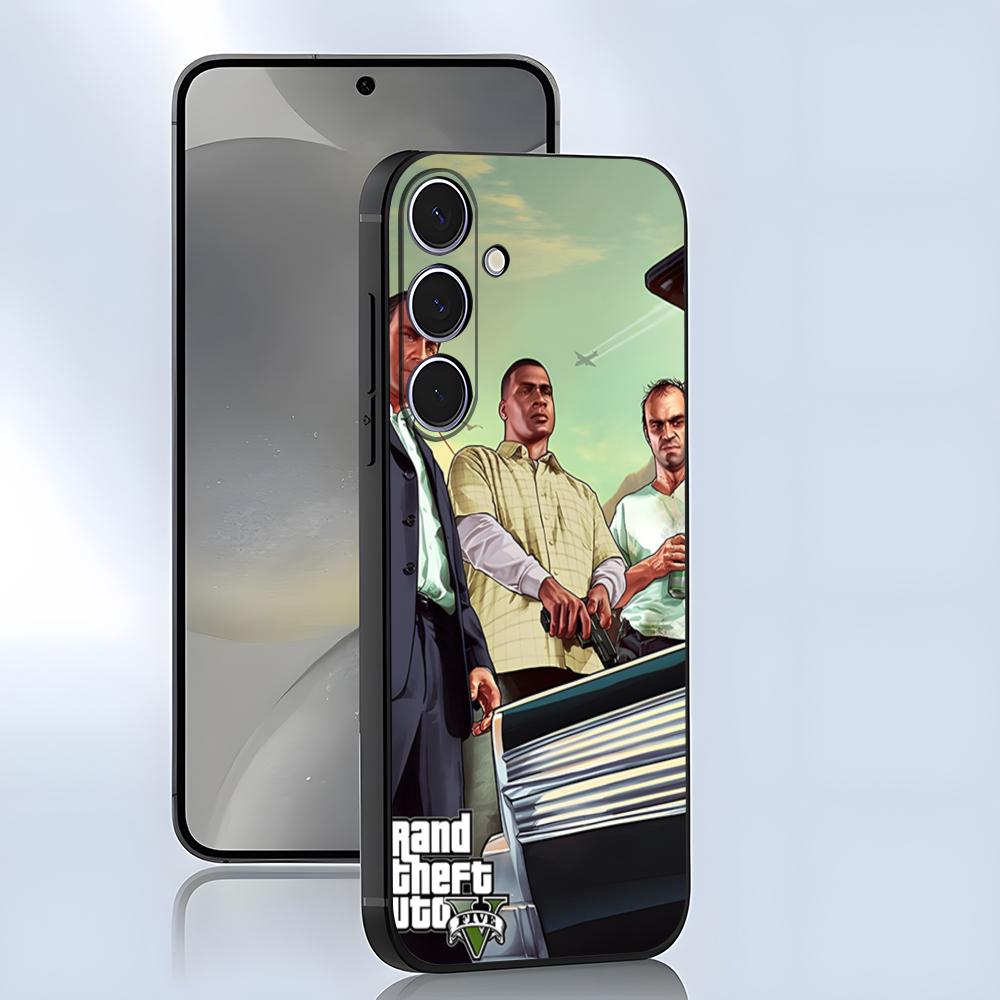 Husă de telefon Grand Theft Auto GTA V Pentru Samsung A25 A13 A33 5G A54 A36 A35 A56 A52 A14 Antișoc Capac Moale