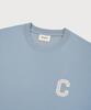 COVERNAT Cool Cotton Shine C Logo T-Shirt Sky Blue
