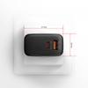 AXAGON GaN Wallcharger 2x Port (USB-A + USB-C), PD3.0/PPS/QC4+/SFC2.0/AFC/SCP/FCP/Apple, 45W | ACU-PQ45