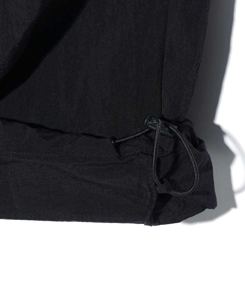 RAYFIKERS Nylon Wide Cargo Parachute Pants Black (Mp2Pu369-076)