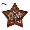 Christmas Gift for Kids 3D Wooden LED Night Light Hollow Carved Tabletop Decor Holiday Decoration with Warm Glow Festive Home And Office Light Lamp