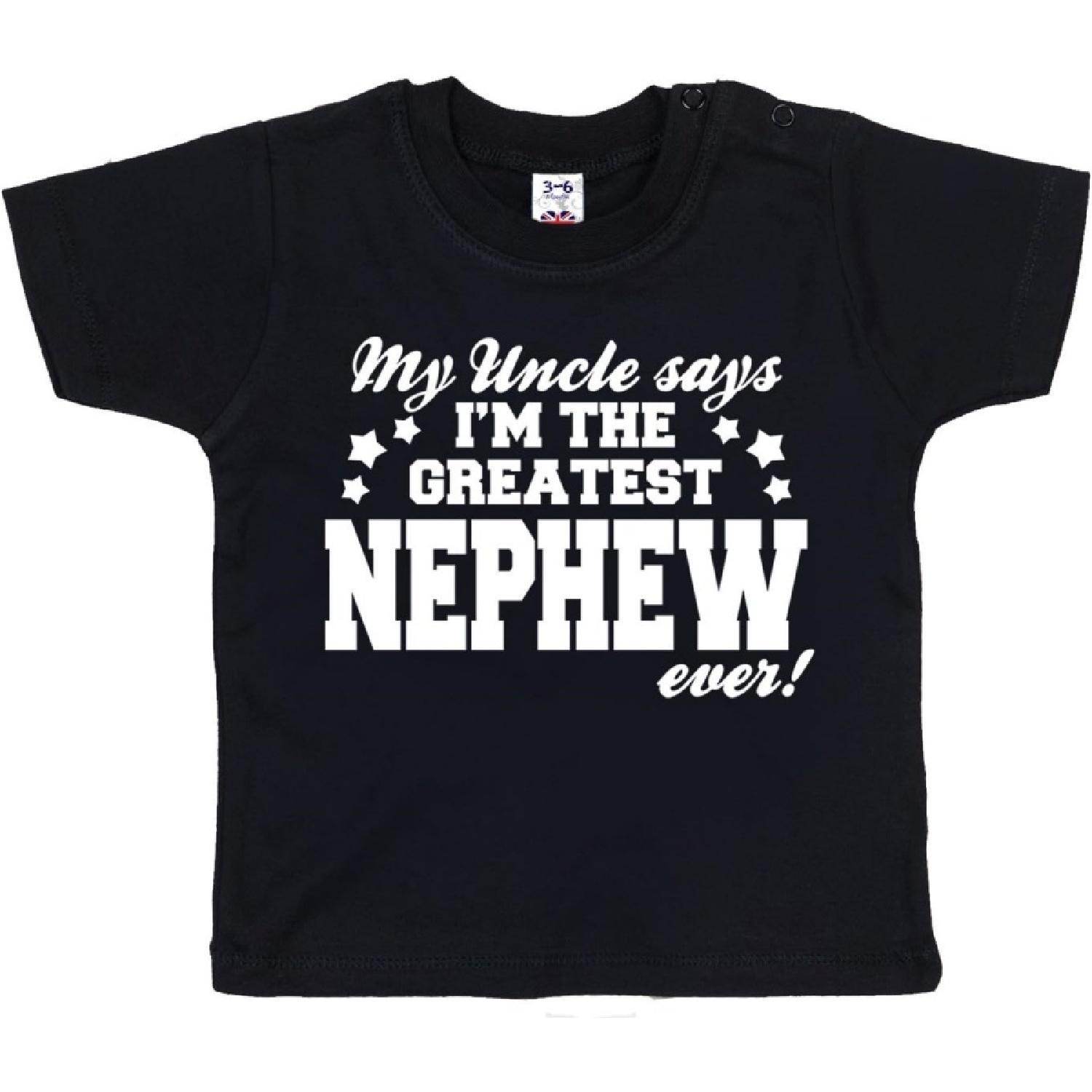 Dirty Fingers, My Uncle says I m The Greatest Nephew Ever!, Baby T-Shirt S