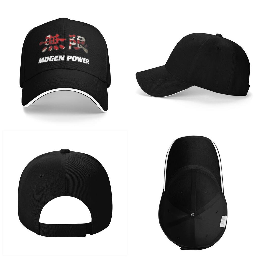 Unisex Baseball Hats Mugen Power Racing Logo Outdoor Streetwear Summer Sports Baseball Caps Hip Hop Cap Casquette Hats