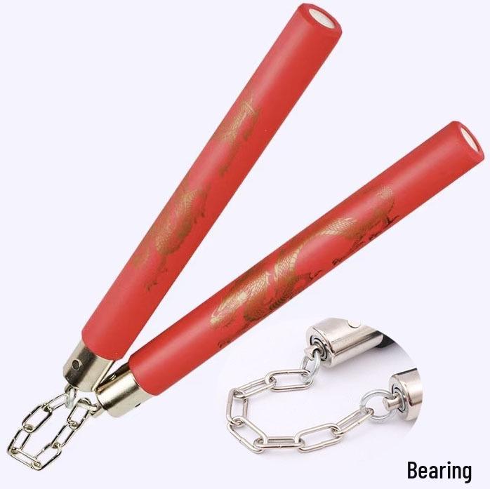 ПВХ Губчатые Нунчаку для Начинающих - Многоцветные Тренировочные Палки для Тхэквондо