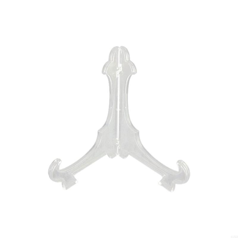 62KD 10pcs Foldable Triangle Display Stand Multifunction Plate Photo Card Book