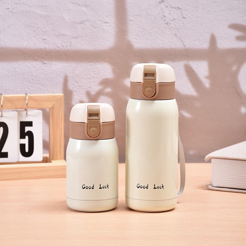1PC 200ml/360ml Mini Thermos Cup Pocket Cup Stainless Steel Thermal Coffee Mug Vacuum Flask Insulated Hot Water Bottle Kids Gift