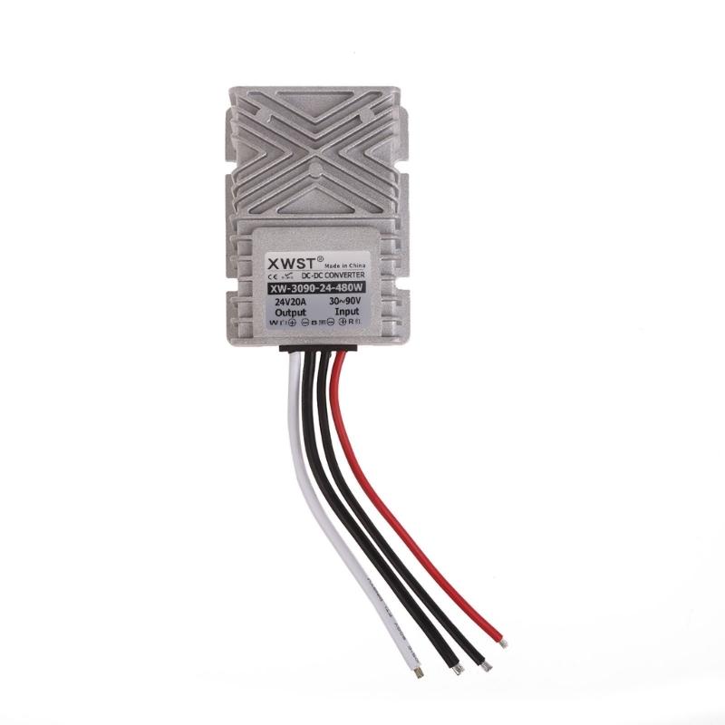 IP67 Waterproof Converter Step Down 30V-90V To 24V 8A/12A/15A/20A/24A Power Supply Adapter Direct Current Buck Module