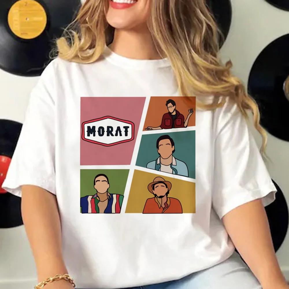 

Футболка Morat Женская Узор Узорчатая Элегантная Футболка Женская Дизайнерская Японская Уличная Одежда Женская Одежда 4XL