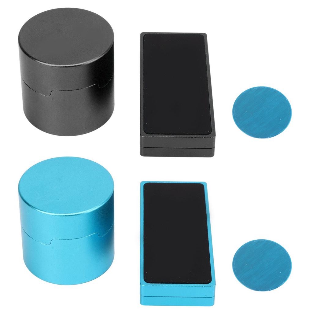 Billiard Chalk Storage Case Protective Professional Magnetic Billiard Chalk Holder Aluminium Alloy with Fixed Clip for Outdoor