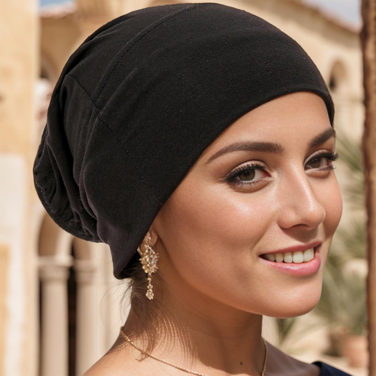 

Мусульманская внутренняя шапочка хиджаб для женщин сплошной подшлемник хиджаб подшлемник шарф тюрбан шляпа исламские мусульманские хиджабы готовые к ношению головной убор