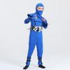 New Kids Cosplay Costume Naruto Anime Performance Outfit Samurai Ninja Clothing Halloween Role Play Set