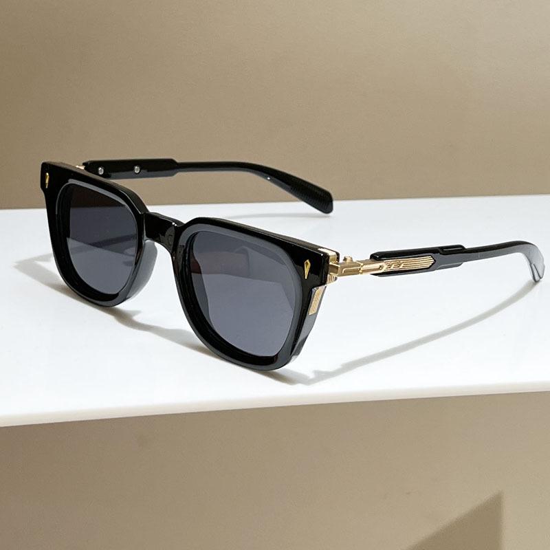 Premium outdoor driving sunglasses fashion box metal wind punk sunglasses men