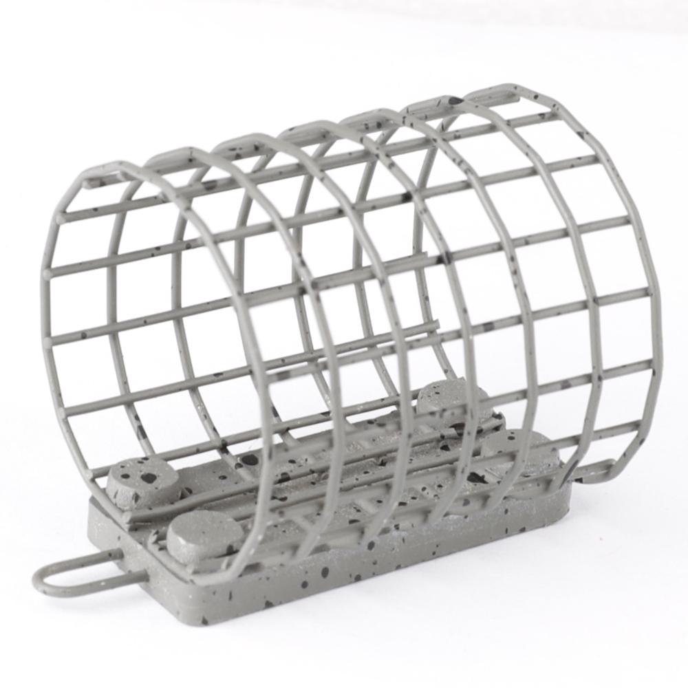 FTK 1 Pc Length 20g-60g Carp Cage Feeder European Fishing Equipment Spotted Style Will Not Rust Suitable for Carp Fishing
