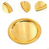 Aluminum Alloy Dinner Plate Salad Round 20cm Stackable Serving Storage Tray for Kitchen