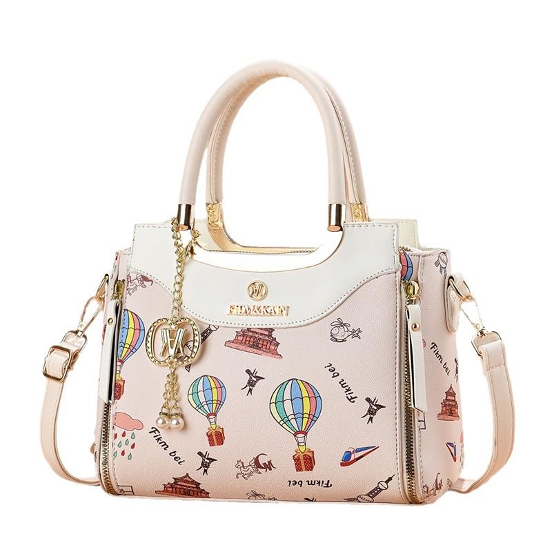 Women’s Trendy Light Luxury Printed Top Handle Bag, Fashion Shoulder Crossbody Purse For Birthday & Valentine’s Day Gift
