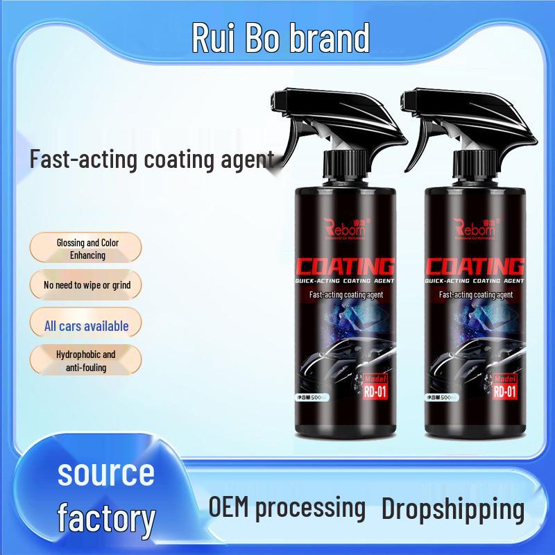 Undiluted Car Paint Coating Spray - Surface Maintenance & Liquid Glass Wax Sealant