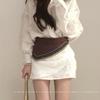 Retro Waist Apron with New Style Scarf Belt Accessory