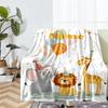 Custom Name Animals Theme Printed Blanket - Perfect for Couch, Bed, Travel & Outdoor Use | Machine Washable, Cozy & Durable.