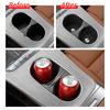 Smabee Left Drive for Mercedes-Benz GLC Electric 2026+ Center Console Cup Holder Insert Drinks Tray Silicone Accessories Black