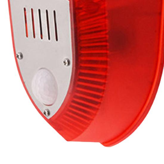 Animal Repellent Infrared Induction Solar Energy Ultrasonic Flash Warning Red LED Light Anti-theft Pest Repellent Home Supply