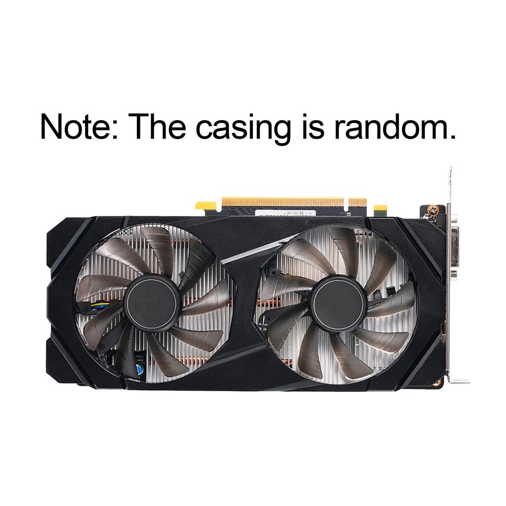 GTX1660 Super 6GB Graphics Card GDDR5 192Bit Dual Fan Computer Graphics Low Power GPU for Working Gaming Video Editing