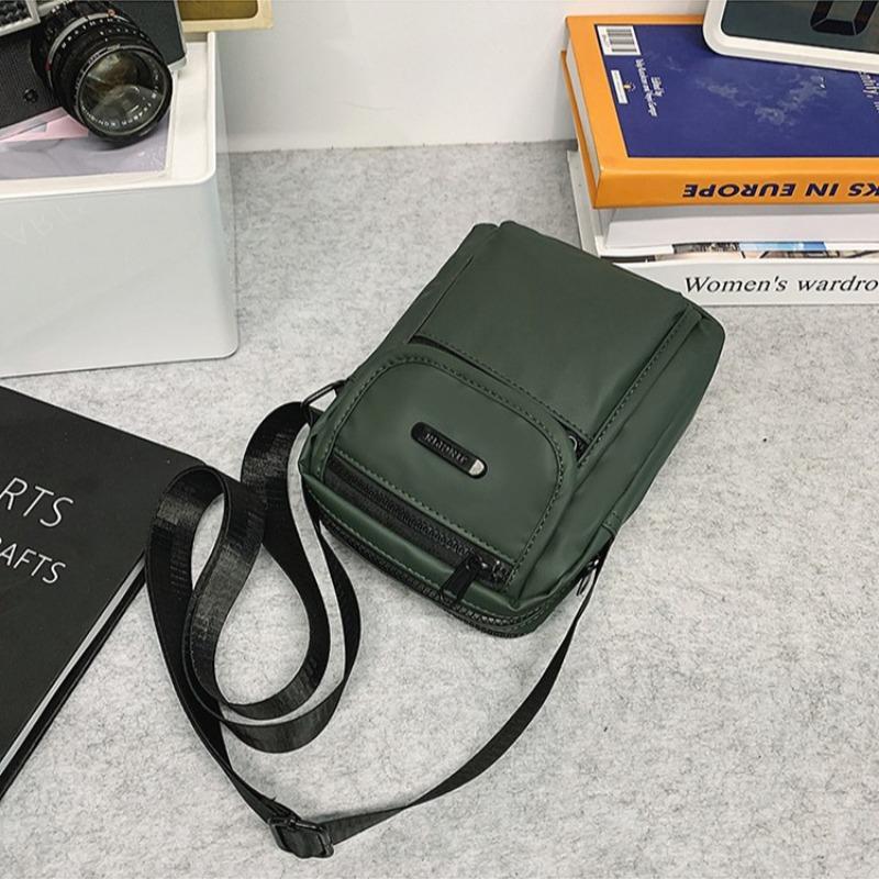 Summer New Men's Shoulder Messenger Bag Handbag Casual Outdoor Multi-layer Travel Bag Large Capacity Satchel