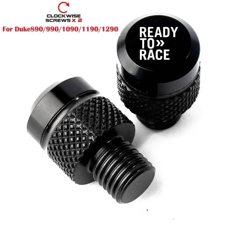 2pcs Motorcycle Mirror Hole Plug For KTM Ready To Race Duke 390 690 790 890 1190 Rc 1290 Adventure Screw Bolts Cover