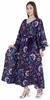 Moomaya Printed Sleep Loungewear For Women Kimono Sleeves Kaftan Resort Dress  Maternity