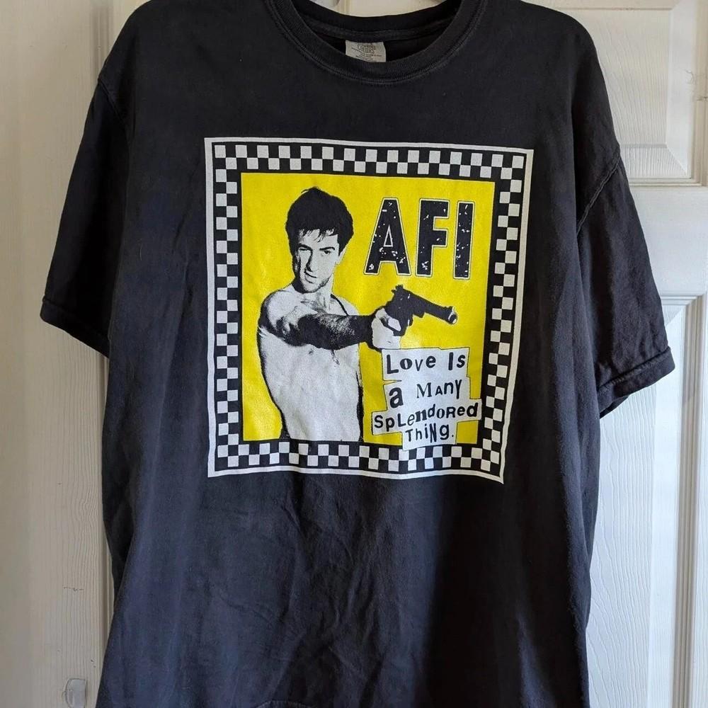 Rare! AFI Band Cotton Black Shirt Unisex Concert S to 5XL LI2016 Unisex T-Shirt XXXXL