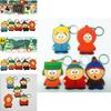 South Park Silikon Schlüsselanhänger Cartoon Figur Dekoration Geschenk